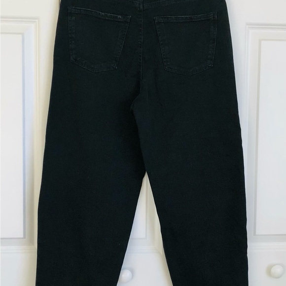STYLE & CO. WOMENS JEANS SIZE 6P WASHED BLACK VINTAGE CLASSIC MOM JEAN - Picture 4 of 15